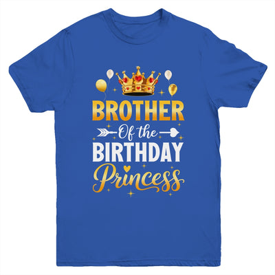 Brother Of The Birthday Princess Birthday Girl Family Kid Youth Shirt | teecentury