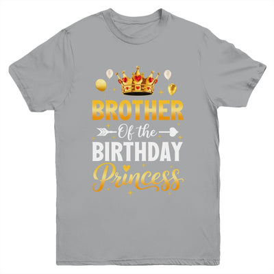 Brother Of The Birthday Princess Birthday Girl Family Kid Youth Shirt | teecentury