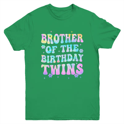 Brother Of The Birthday Twins Girls Kids Party Retro Bday Youth Shirt | teecentury