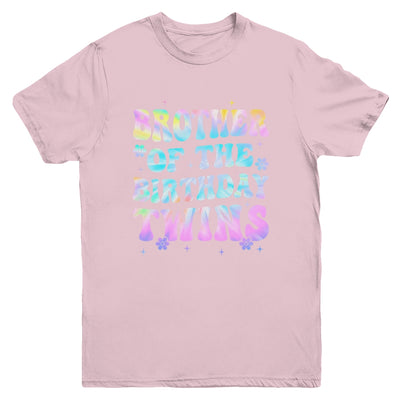 Brother Of The Birthday Twins Girls Kids Party Retro Bday Youth Shirt | teecentury