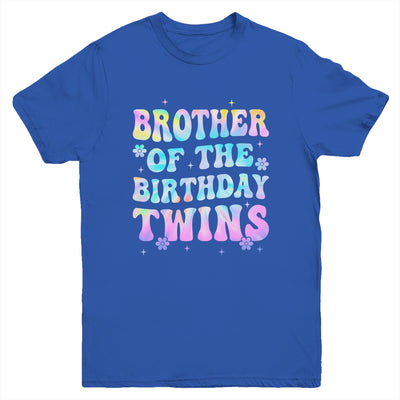Brother Of The Birthday Twins Girls Kids Party Retro Bday Youth Shirt | teecentury