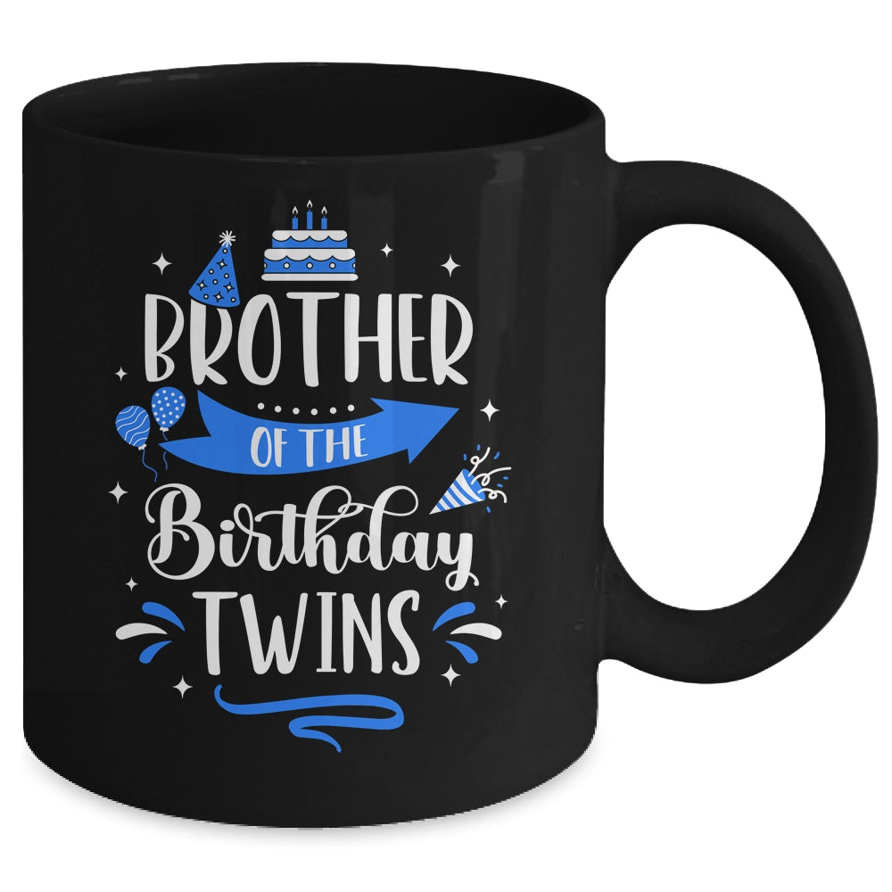Brother Of The Birthday Twins Twin Celebrate Cute Matching Mug | teecentury