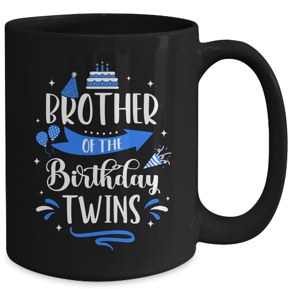 Brother Of The Birthday Twins Twin Celebrate Cute Matching Mug | teecentury