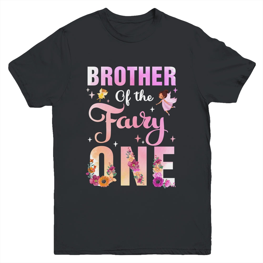 Brother Of The Fairy One 1st Birthday Girl Party Decoration Youth Shirt | teecentury