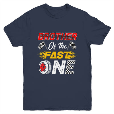 Brother Of The Fast One 1st Birthday Race Car Family Youth Shirt | teecentury