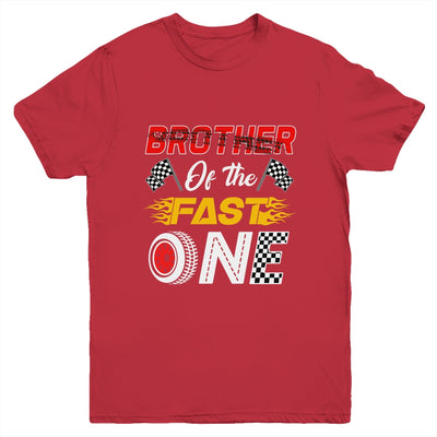 Brother Of The Fast One 1st Birthday Race Car Family Youth Shirt | teecentury