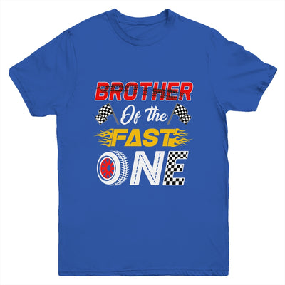 Brother Of The Fast One 1st Birthday Race Car Family Youth Shirt | teecentury