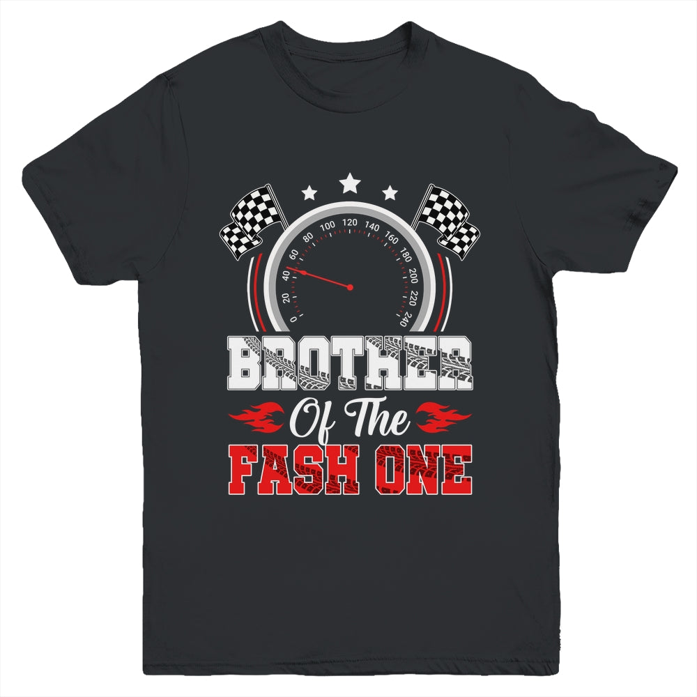 Brother Of The Fast One 1st Birthday Racing Car Family Youth Shirt | teecentury