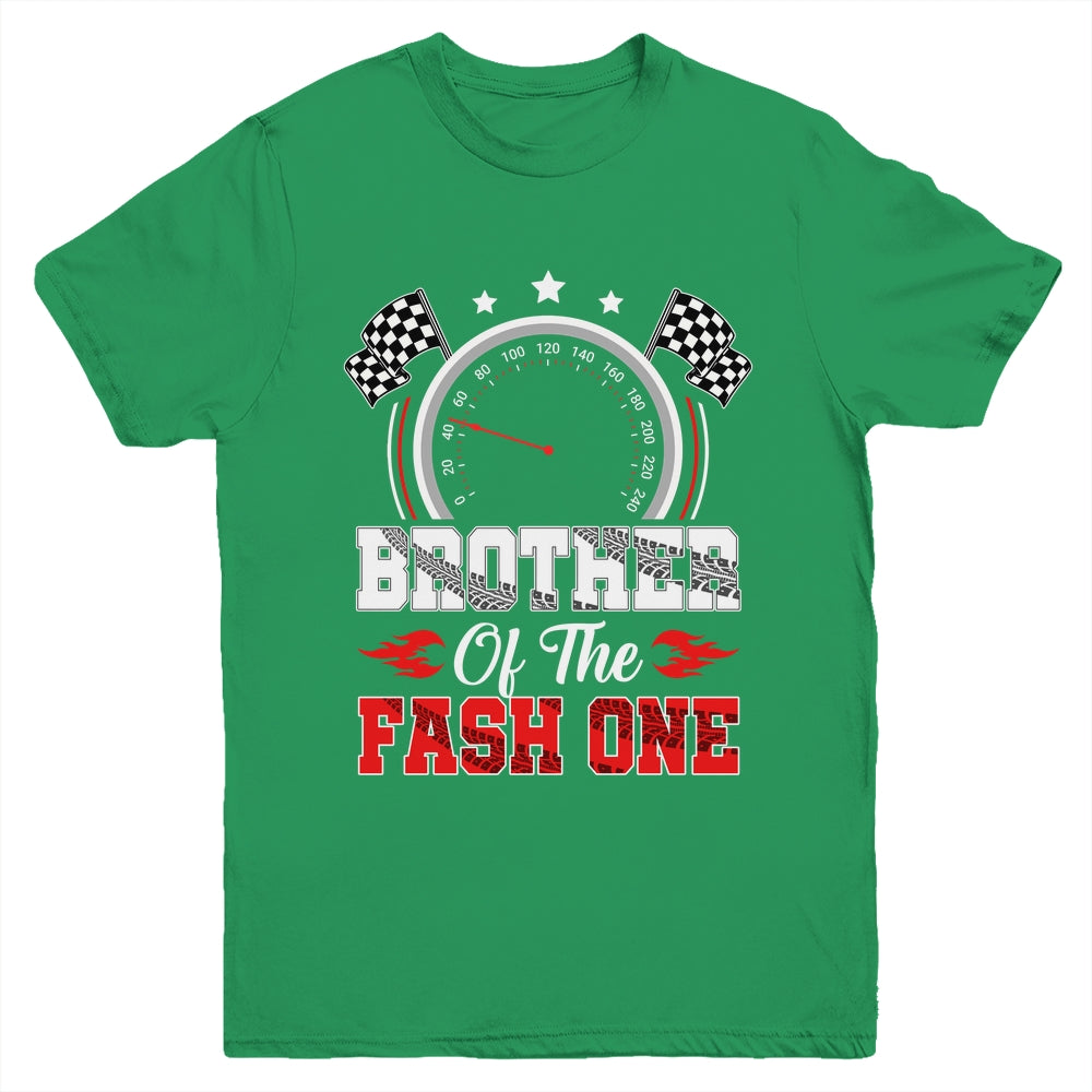 Brother Of The Fast One 1st Birthday Racing Car Family Youth Shirt | teecentury