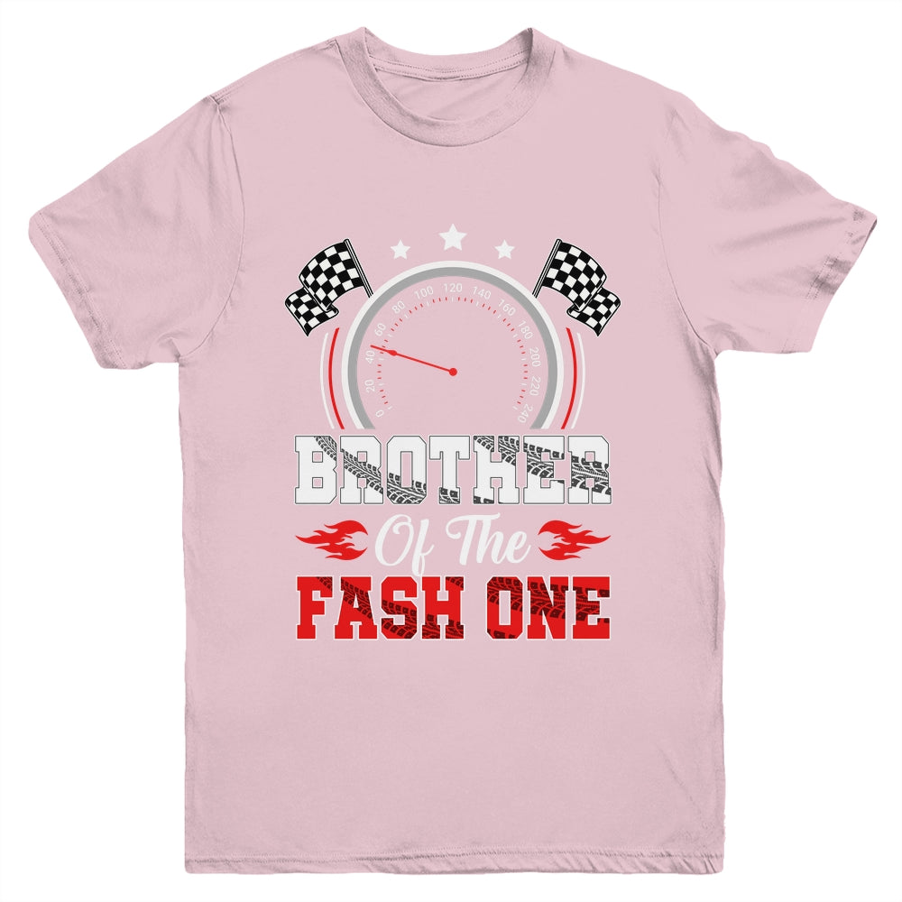 Brother Of The Fast One 1st Birthday Racing Car Family Youth Shirt | teecentury