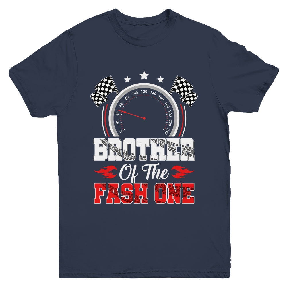 Brother Of The Fast One 1st Birthday Racing Car Family Youth Shirt | teecentury