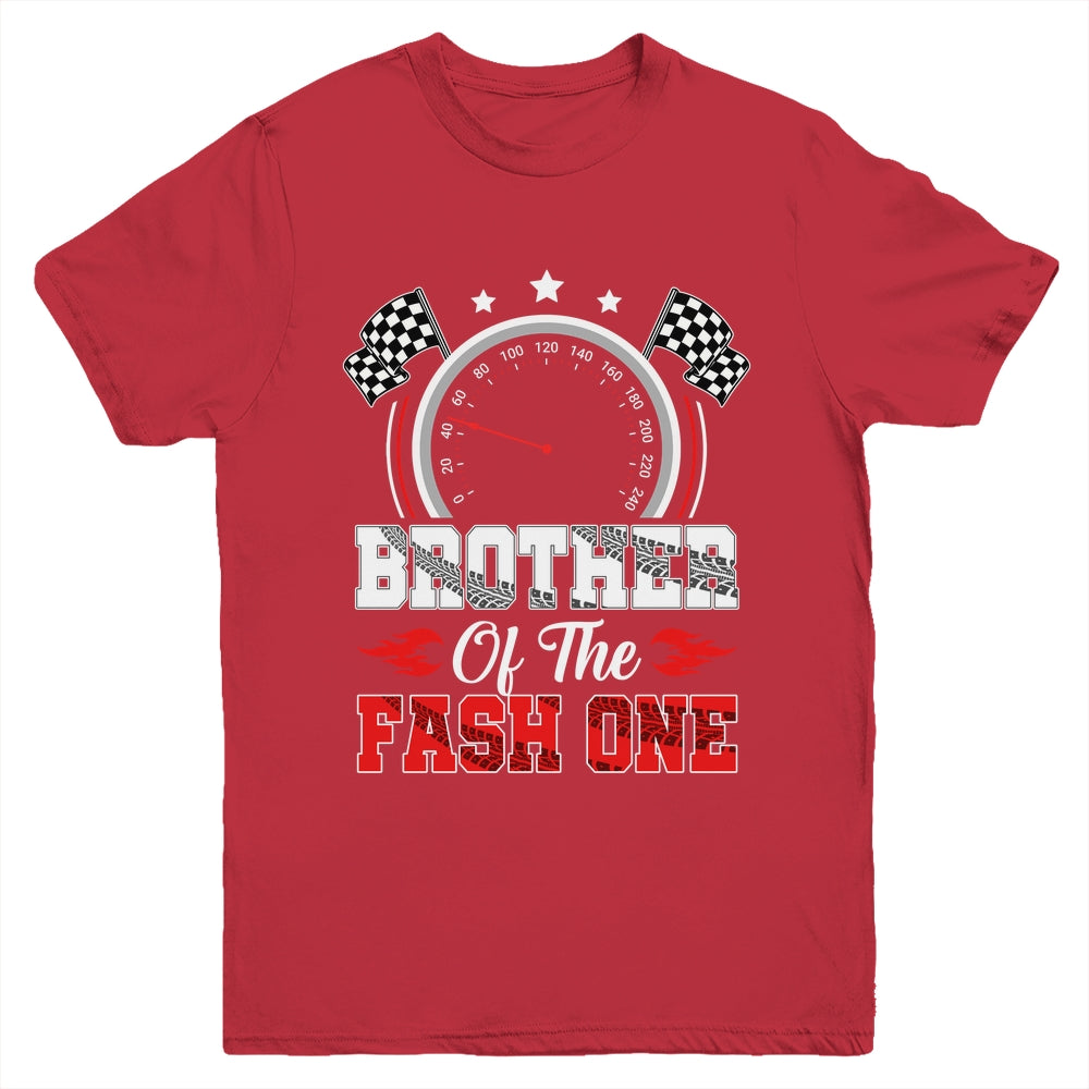 Brother Of The Fast One 1st Birthday Racing Car Family Youth Shirt | teecentury