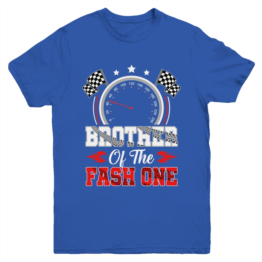 Brother Of The Fast One 1st Birthday Racing Car Family Youth Shirt | teecentury