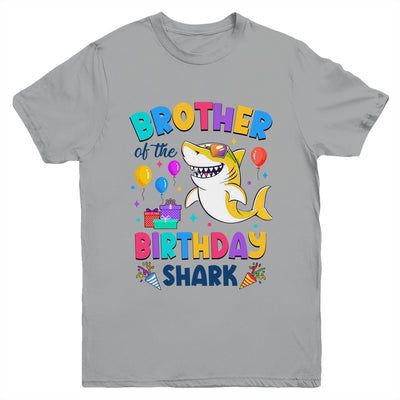 Brother Of The Shark Birthday Family Matching Party Kids Youth Shirt | teecentury