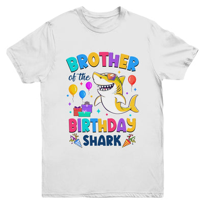 Brother Of The Shark Birthday Family Matching Party Kids Youth Shirt | teecentury