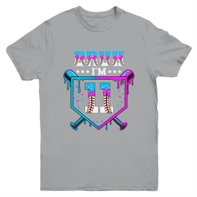 Bruh 11th Birthday Boy Baseball Ice Cream Drip 11 Years Old Boy Youth Shirt | teecentury