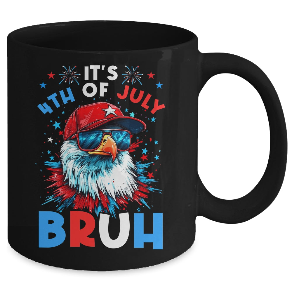 Bruh 4th Of July Boys Kids Fourth Of July Bald Eagle Mug | teecentury