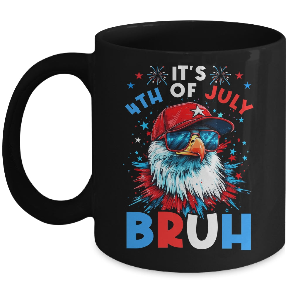 Bruh 4th Of July Boys Kids Fourth Of July Bald Eagle Mug | teecentury