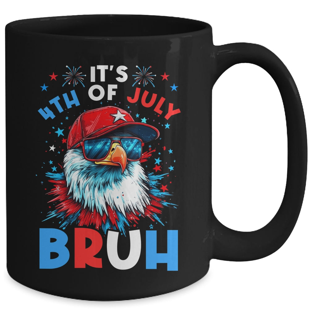 Bruh 4th Of July Boys Kids Fourth Of July Bald Eagle Mug | teecentury
