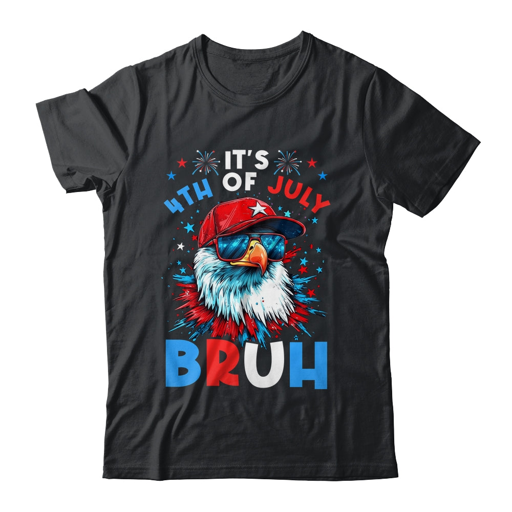 Bruh 4th Of July Boys Kids Fourth Of July Bald Eagle Shirt & Tank Top | teecentury