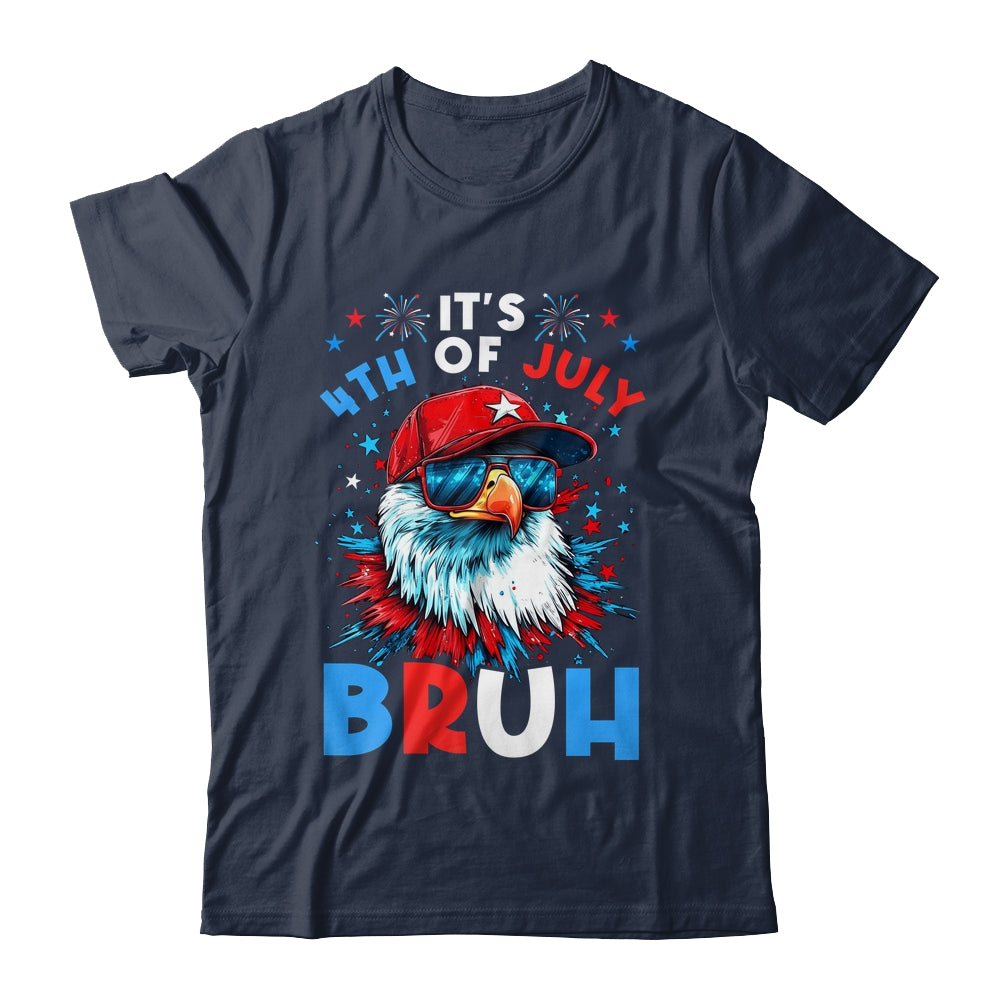 Bruh 4th Of July Boys Kids Fourth Of July Bald Eagle Shirt & Tank Top | teecentury