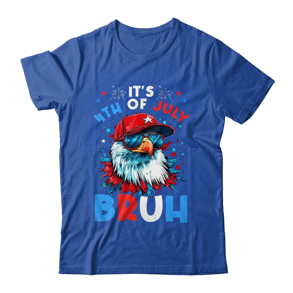 Bruh 4th Of July Boys Kids Fourth Of July Bald Eagle Shirt & Tank Top | teecentury