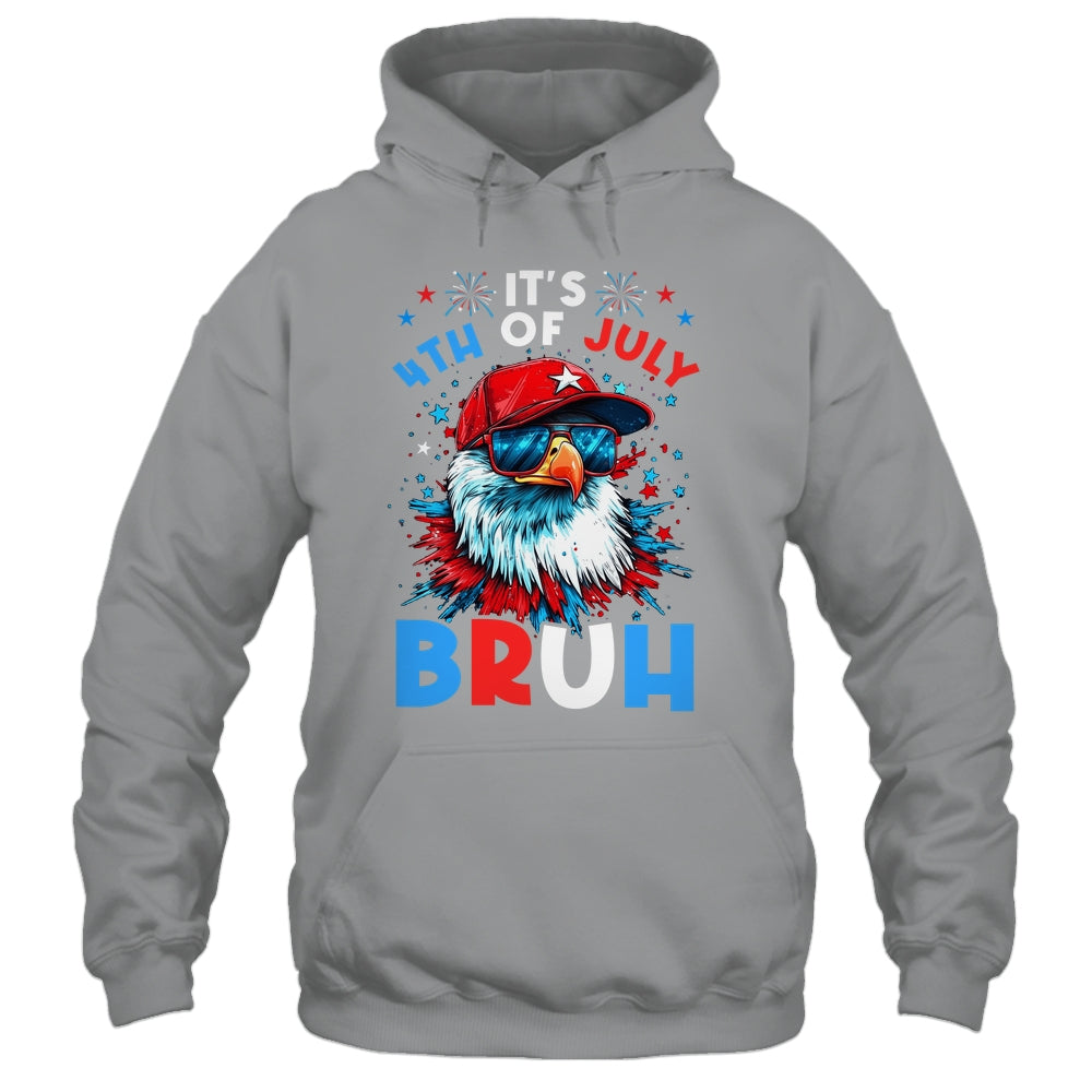 Bruh 4th Of July Boys Kids Fourth Of July Bald Eagle Shirt & Tank Top | teecentury