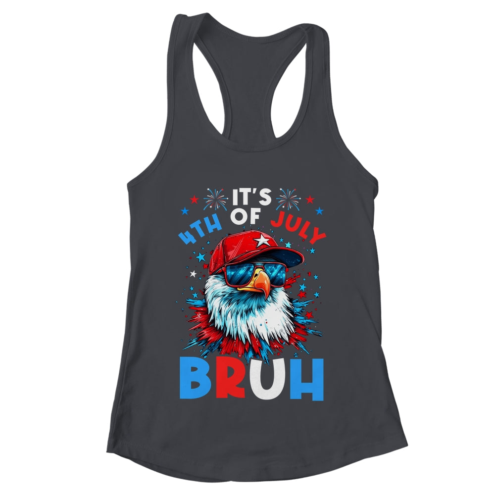 Bruh 4th Of July Boys Kids Fourth Of July Bald Eagle Shirt & Tank Top | teecentury