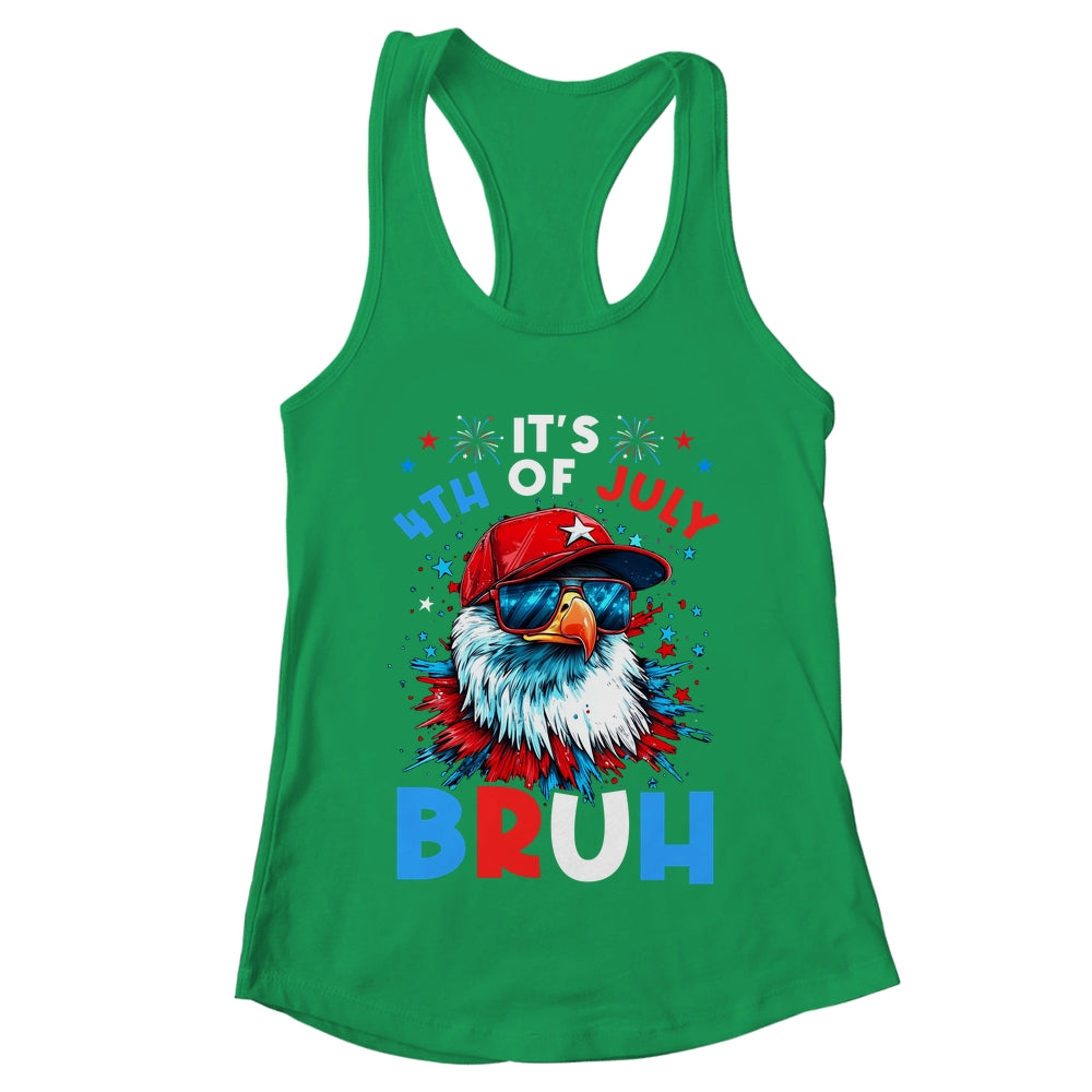 Bruh 4th Of July Boys Kids Fourth Of July Bald Eagle Shirt & Tank Top | teecentury