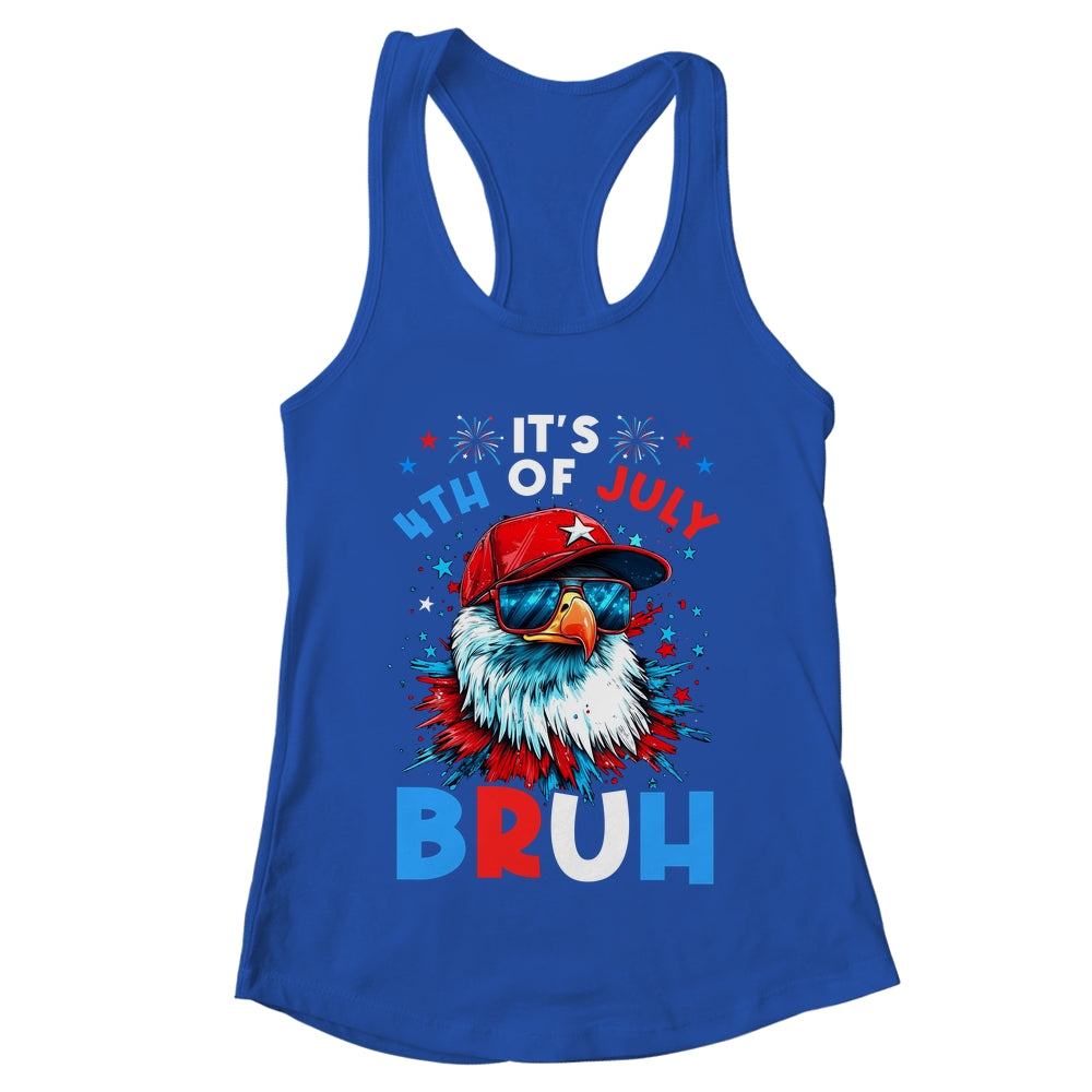 Bruh 4th Of July Boys Kids Fourth Of July Bald Eagle Shirt & Tank Top | teecentury