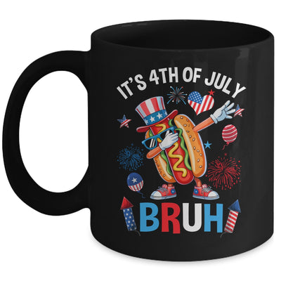 Bruh 4th Of July Boys Kids Hotdog Funny Fourth Of July Mug | teecentury