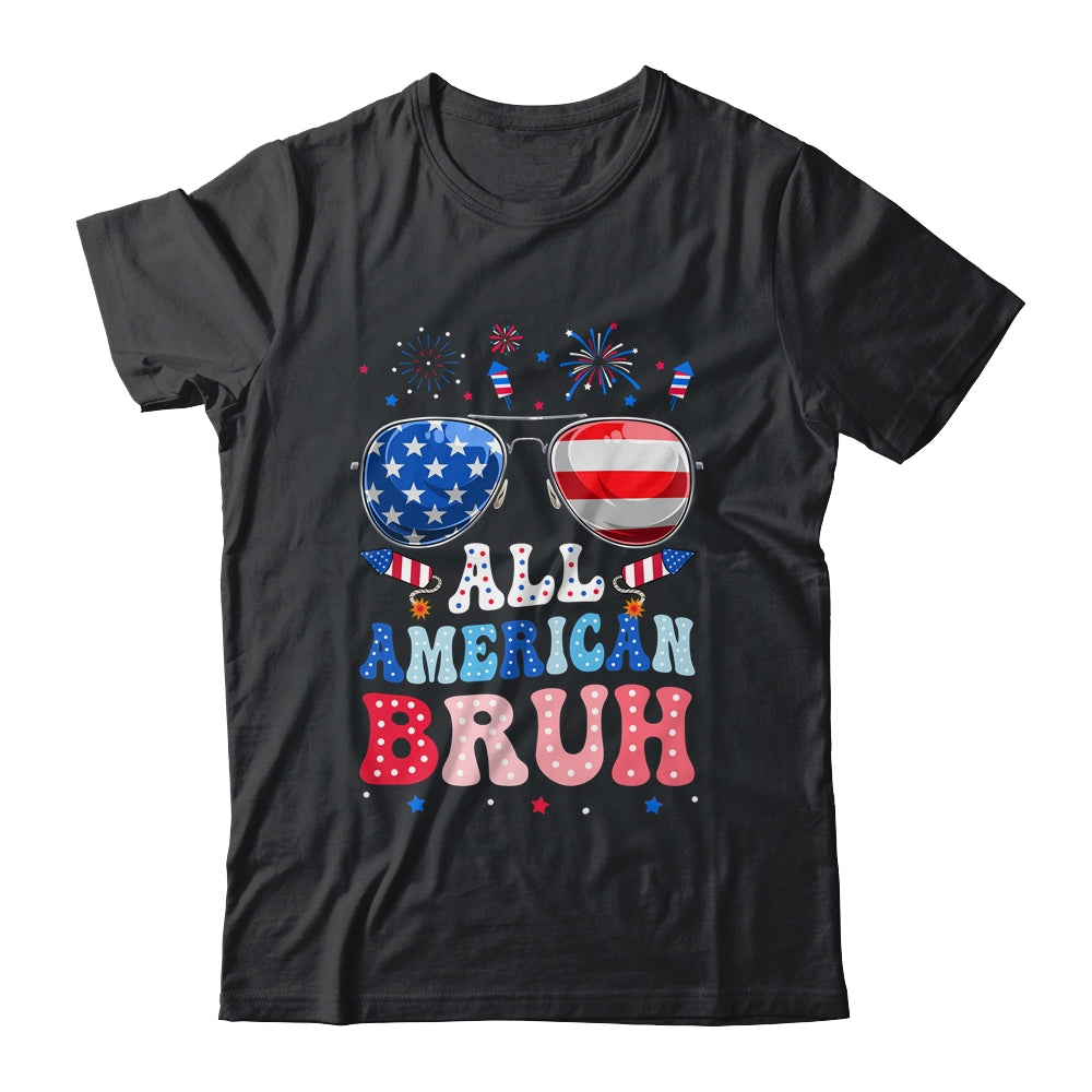 Bruh 4th Of July Patriotic Funny For Boys Girls Groovy Shirt & Tank Top | teecentury