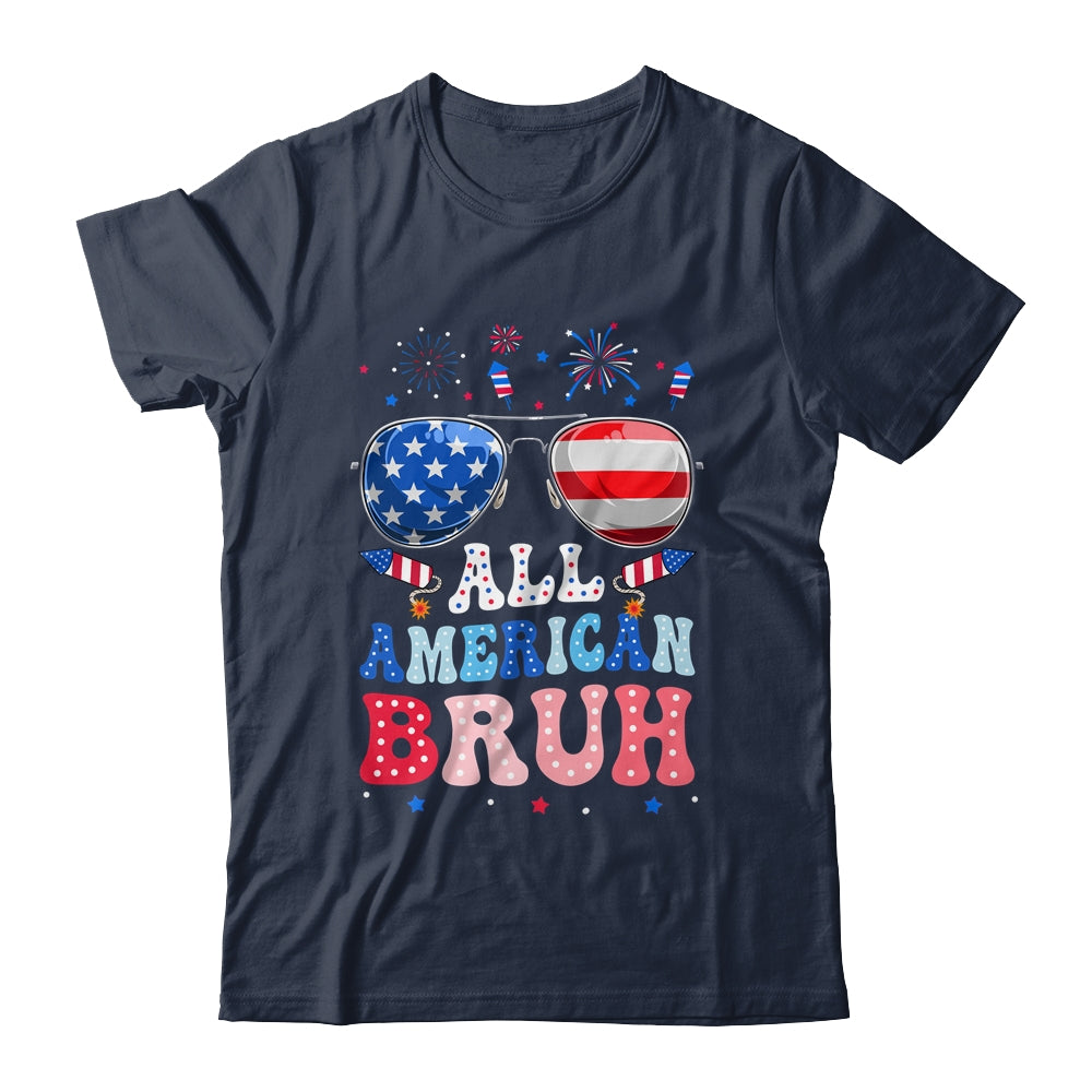 Bruh 4th Of July Patriotic Funny For Boys Girls Groovy Shirt & Tank Top | teecentury