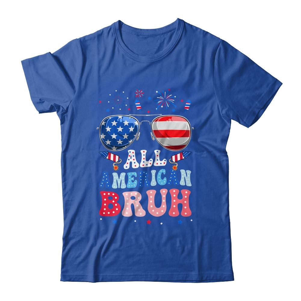 Bruh 4th Of July Patriotic Funny For Boys Girls Groovy Shirt & Tank Top | teecentury
