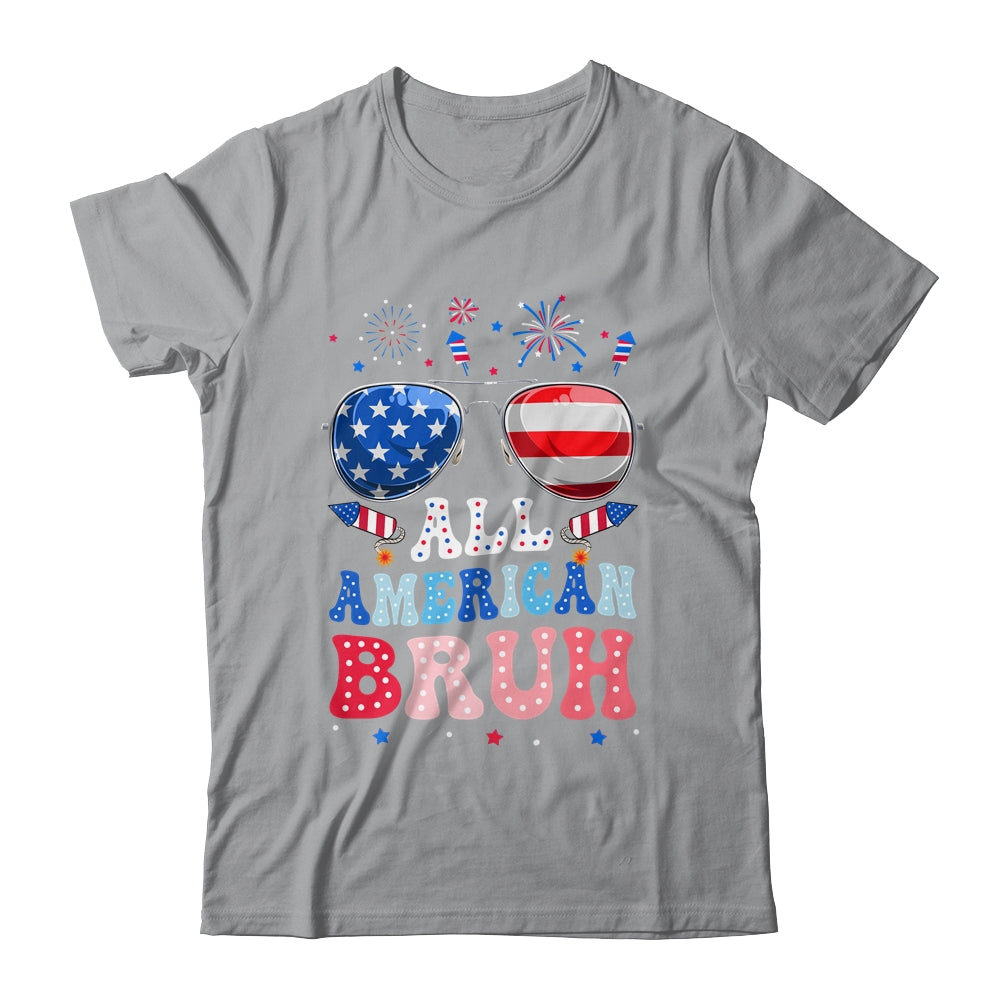 Bruh 4th Of July Patriotic Funny For Boys Girls Groovy Shirt & Tank Top | teecentury