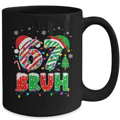 Bruh 67 Six Seven 6 7 Meme Christmas Funny Boy Girl Kids Mug | teecentury