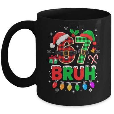 Bruh 67 Six Seven 6 7 Meme Christmas Funny Kids Boy Girl Mug | teecentury