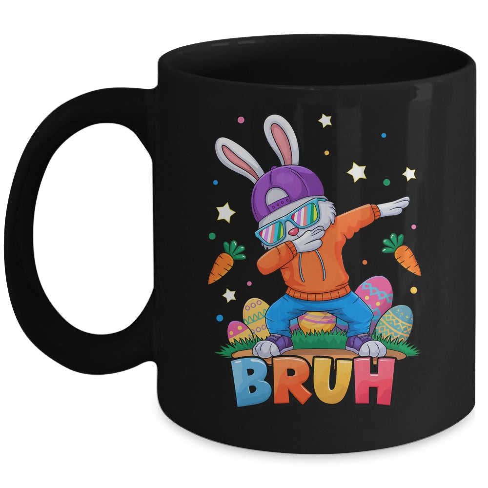 Bruh Dab Bunny Easter Funny Kids Boys Girls Mens Easter Mug | teecentury
