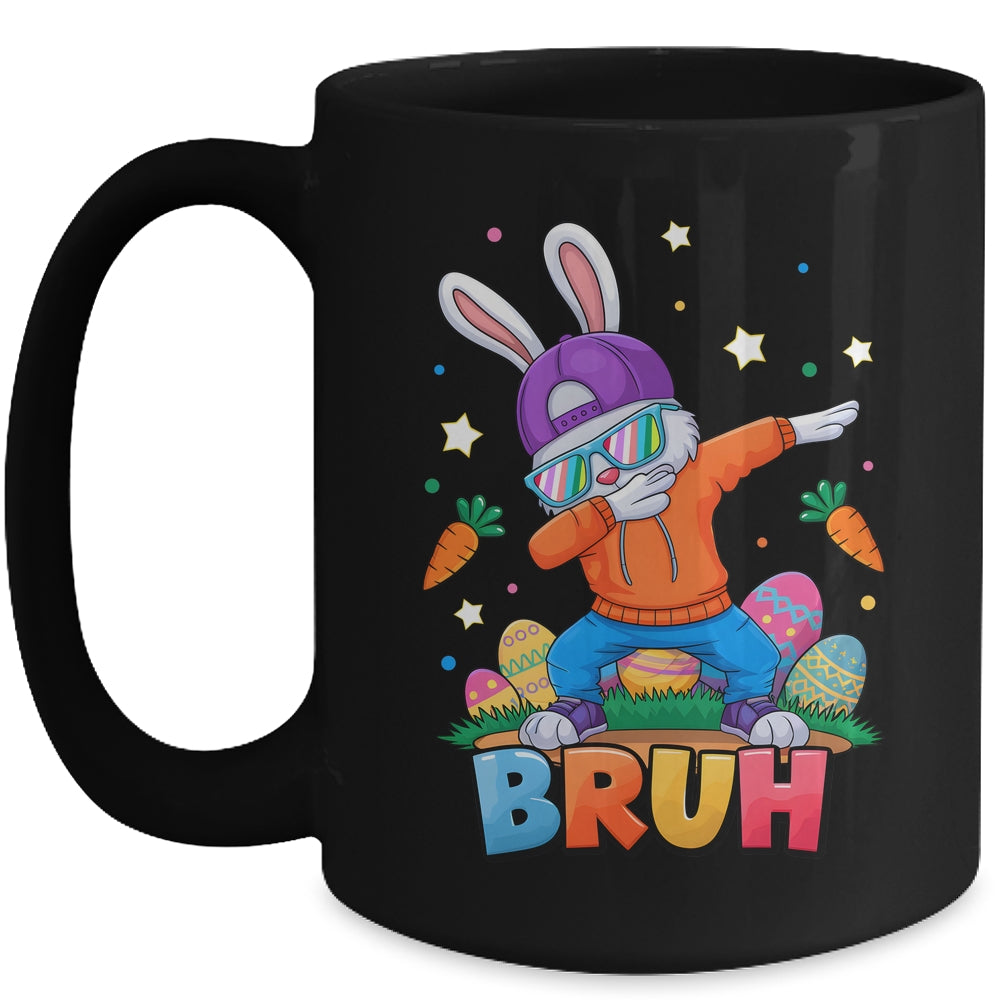 Bruh Dab Bunny Easter Funny Kids Boys Girls Mens Easter Mug | teecentury