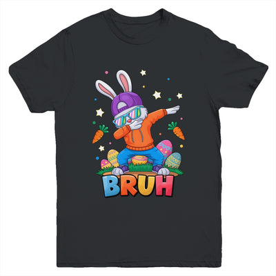 Bruh Dab Bunny Easter Funny Kids Boys Girls Mens Easter Youth Shirt | teecentury
