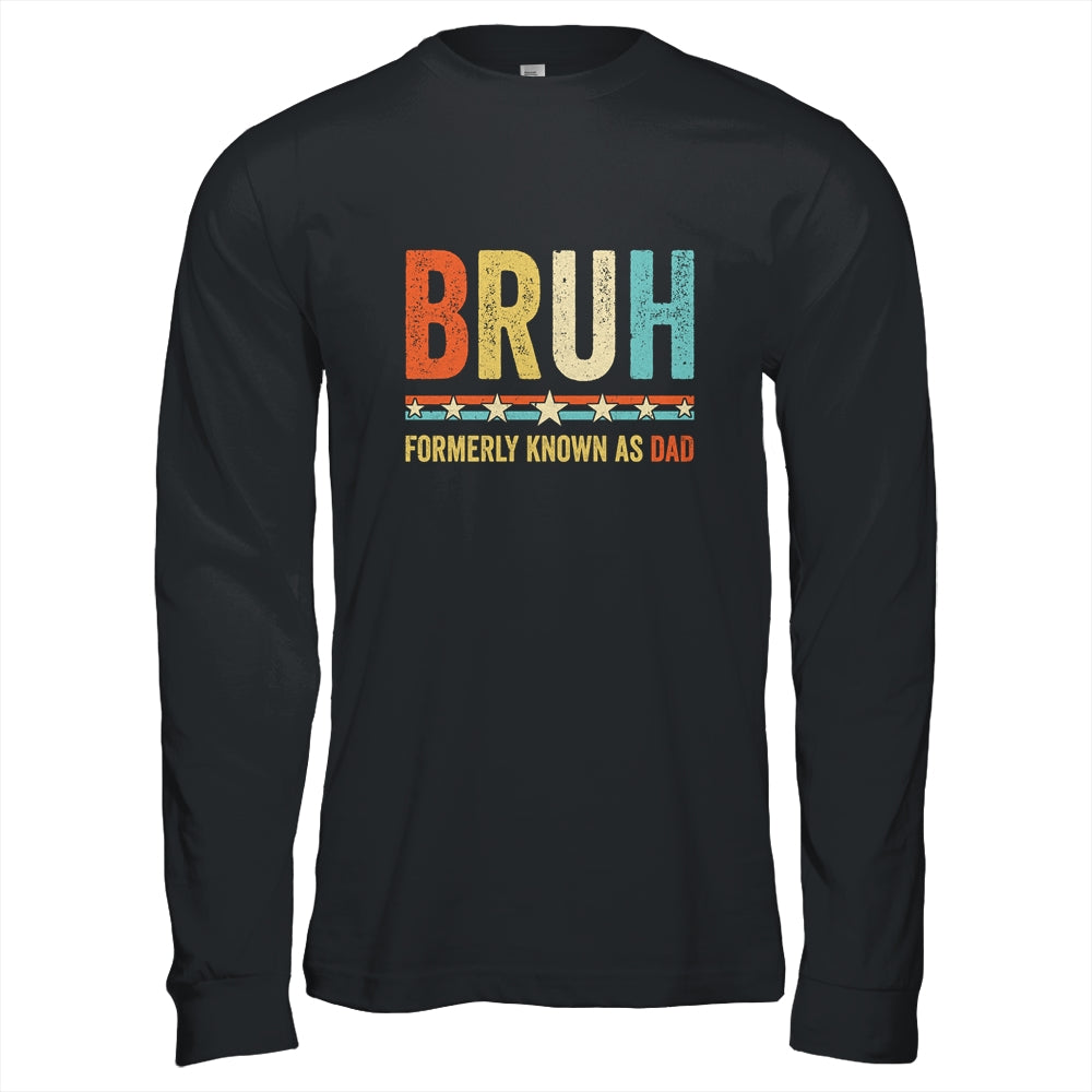 Bruh Formerly Known As Dad Funny Father's Day For Dad Retro Shirt & Hoodie | teecentury