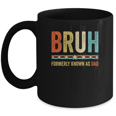Bruh Formerly Known As Dad Funny Father's Day For Dad Retro Mug | teecentury