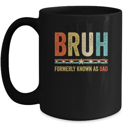 Bruh Formerly Known As Dad Funny Father's Day For Dad Retro Mug | teecentury