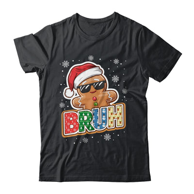 Bruh Funny Christmas Gingerbread Man Teens Boys Kids Shirt & Sweatshirt | teecentury