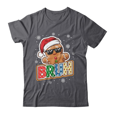 Bruh Funny Christmas Gingerbread Man Teens Boys Kids Shirt & Sweatshirt | teecentury