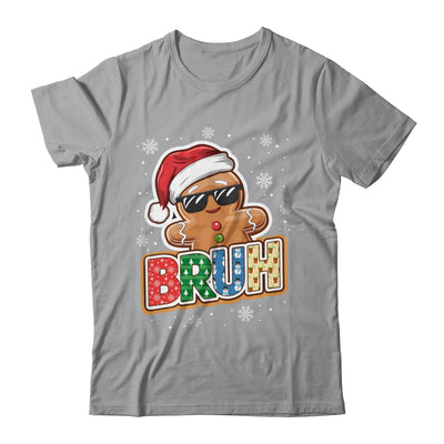 Bruh Funny Christmas Gingerbread Man Teens Boys Kids Shirt & Sweatshirt | teecentury