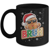 Bruh Funny Christmas Gingerbread Man Teens Boys Kids Mug | teecentury