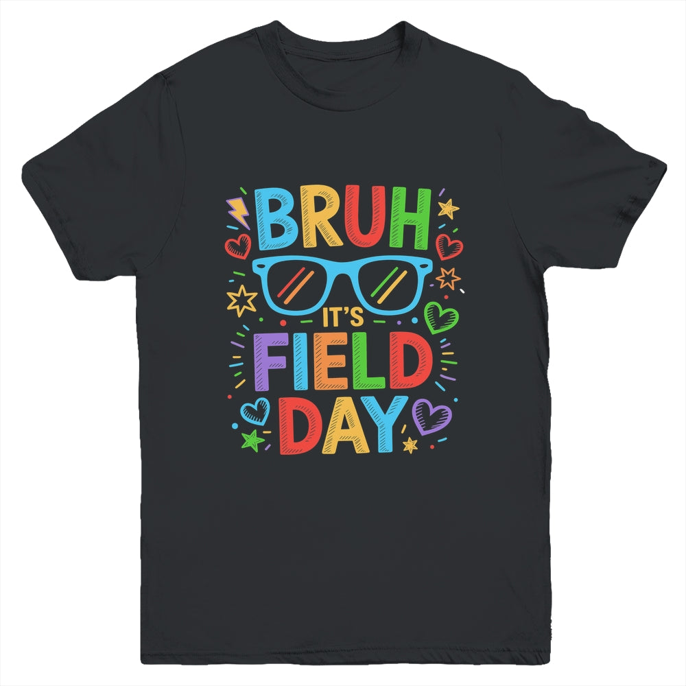Bruh It's Field Day Teacher Boys Girls Kids Happy Field Day Youth Shirt | teecentury