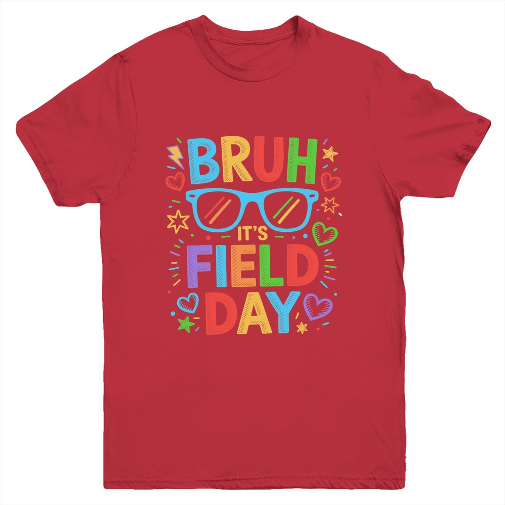 Bruh It's Field Day Teacher Boys Girls Kids Happy Field Day Youth Shirt | teecentury