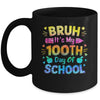 Bruh It's My 100 Days Of School Tie Dye 100th Day Boys Girls Mug | teecentury